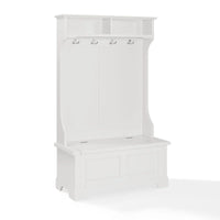 Porte-manteau Campbell Classic blanc en bois