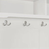 Porte-manteau Campbell Classic blanc en bois