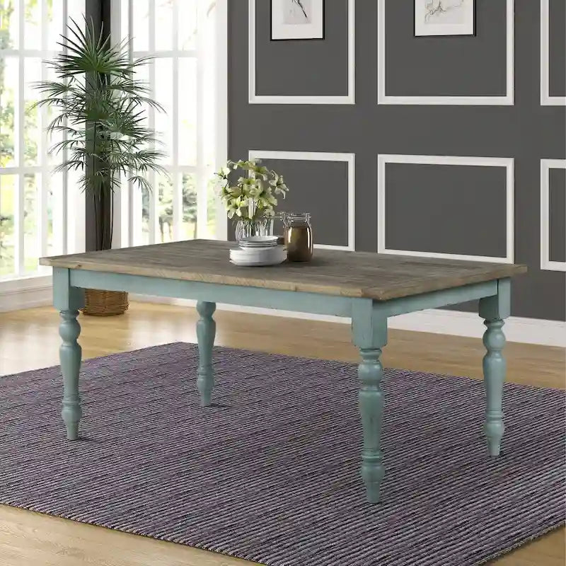 Roundhill Furniture Prato Ensemble de table à manger 5 pièces avec chaises à dossier croisé