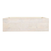 Console buffet Keli 52 pouces en bois de manguier, cube ouvert, 1 étagère
