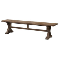 Banc Uttermost Stratford gris pierre