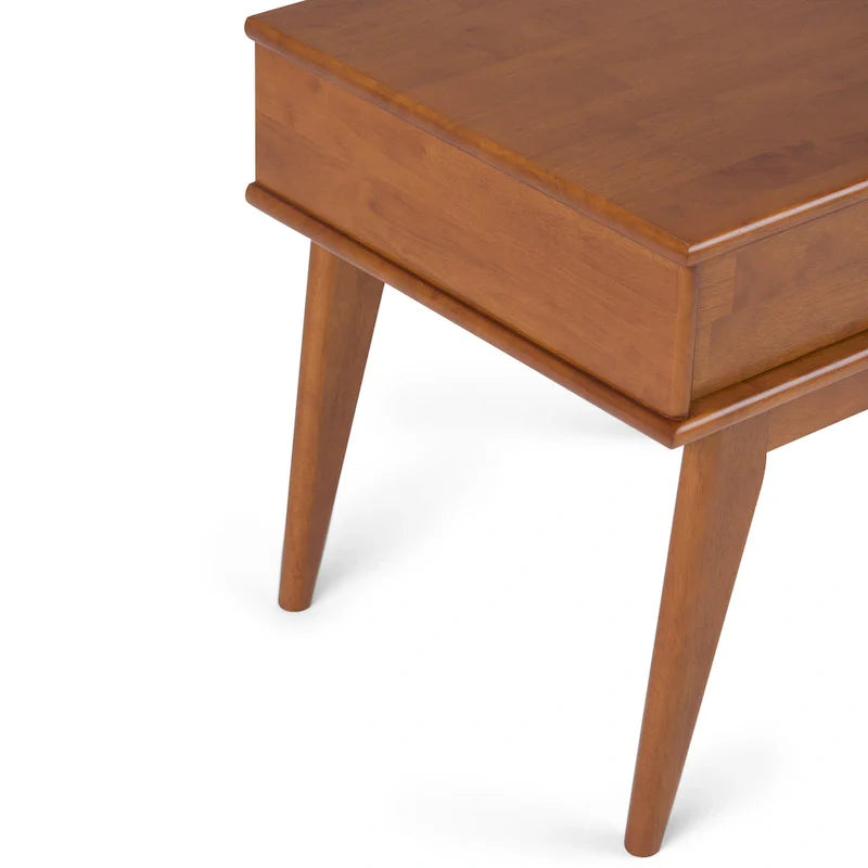 WYNDENHALL Tierney Buffet/Bahut et casier à vin en bois massif de 54 pouces de large, style Mid-Century - 54 L x 17 P x 36 H
