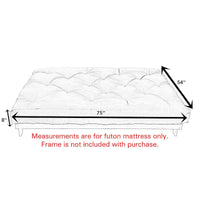 Trupedic Matelas futon de 8 pouces taille Full (matelas uniquement)