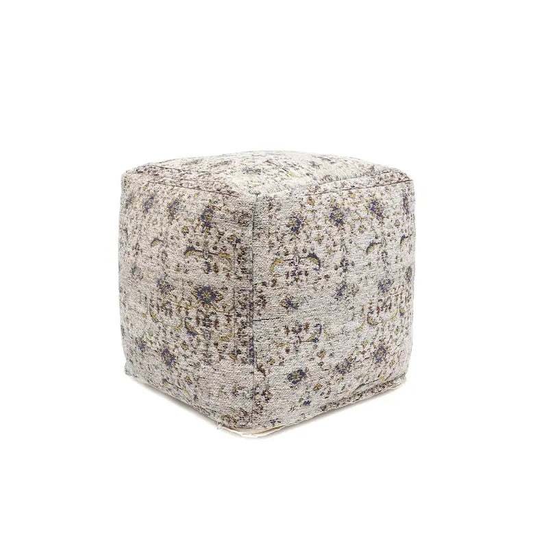 Pasargad Home Grandcanyon pouf premium en coton, taupe