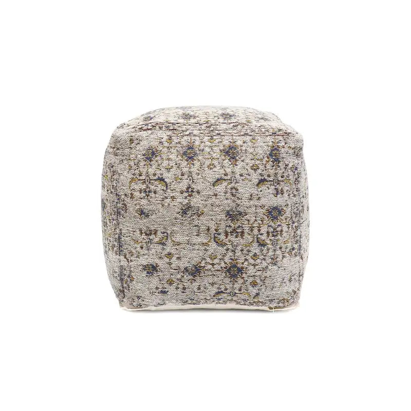 Pasargad Home Grandcanyon pouf premium en coton, taupe
