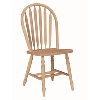 Chaise Windsor à dossier en flèche International Concepts