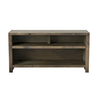 Meuble TV Bridgevine Home Joshua Creek de 48 pouces pour téléviseurs jusqu'à 55 pouces, aucun assemblage requis, finition bois de grange