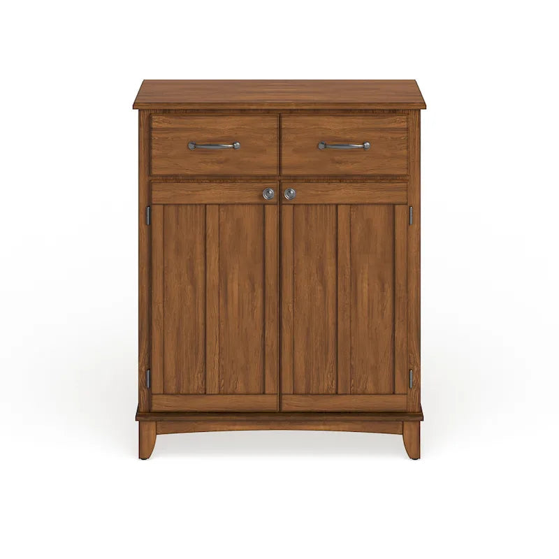 Buffet en chêne Narcisse Copper Grove avec plateau en bois