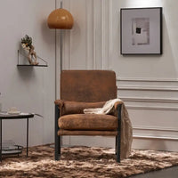 Chaise de loisirs moderne à armature en fer simple