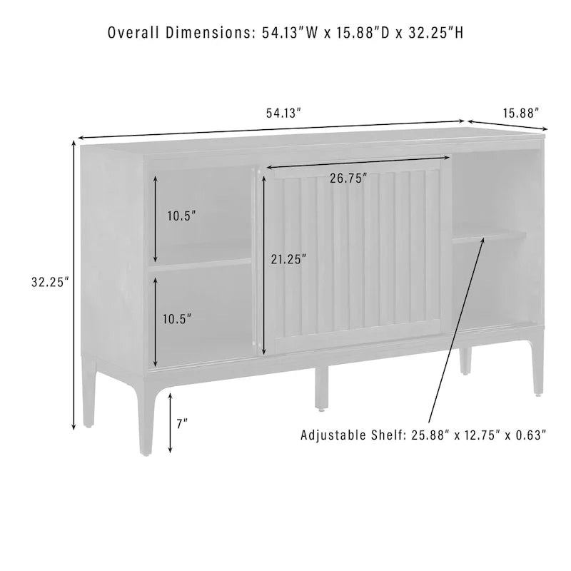 Crosley Buffet de service Asher