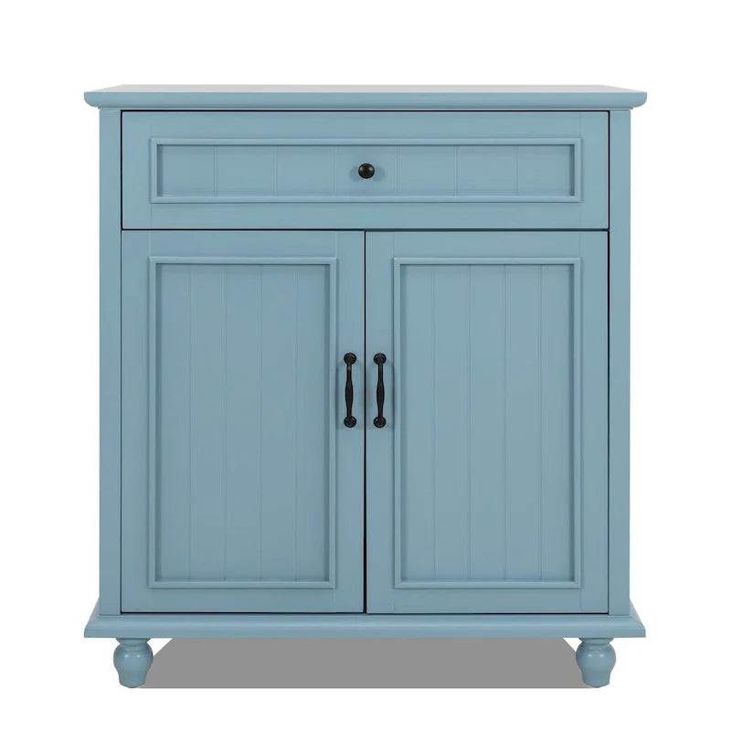 Buffet bahut de rangement pour cuisine avec tiroirs et portes, table console