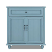 Buffet bahut de rangement pour cuisine avec tiroirs et portes, table console