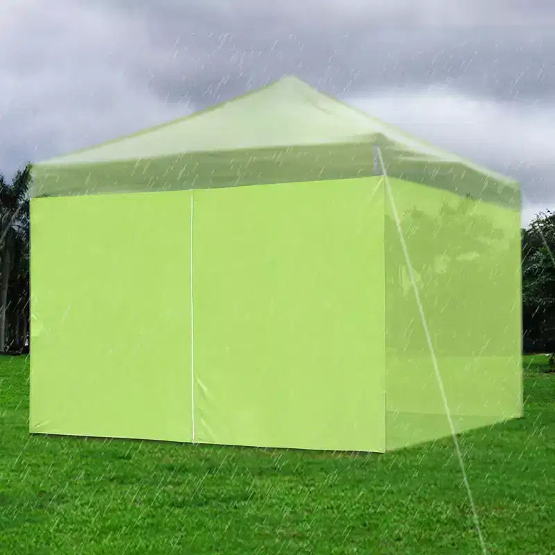 InstaHibit Paroi Latérale Universelle Zippée UV30+ Compatible avec Auvent 3x3m Pique-Nique 1 Pièce Verte