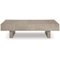 Signature Design by Ashley Jorlaina Table Basse Grisâtre Clair - 60L x 35P x 16H