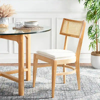 Chaise de salle à manger en cannage SAFAVIEH Opha - 18 L x 23 P x 35 H - 18Lx23Px35H