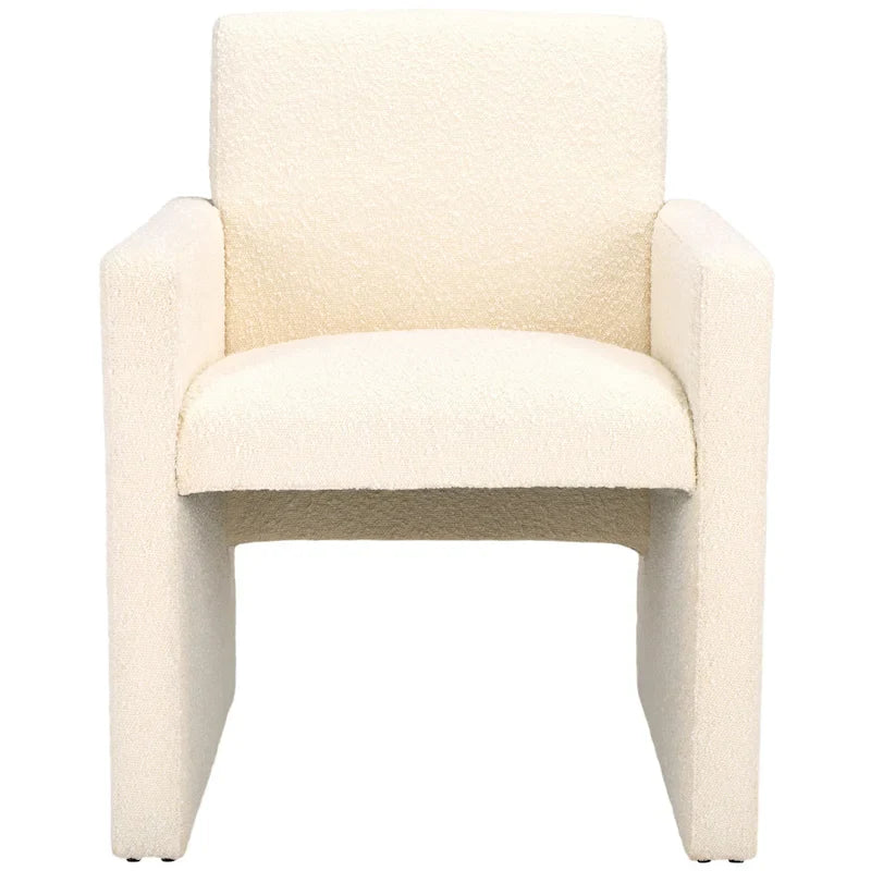 SAFAVIEH Couture Gunna Fauteuil en lin - 26 L x 25 P x 33 H - 26Lx25Px33H
