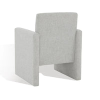 SAFAVIEH Couture Gunna Fauteuil en lin - 26 L x 25 P x 33 H - 26Lx25Px33H