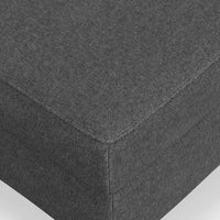 Pouf WyndenHall Lana Mid-Century en tissu Performance