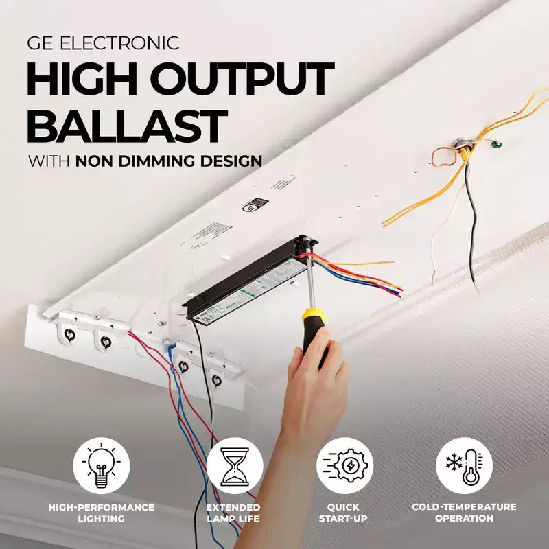 Ballast électronique à haut rendement GE avec conception non gradable pour l'amélioration de l'habitat