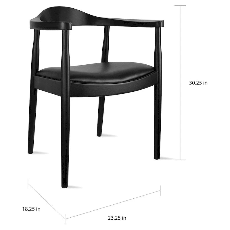 Fauteuil Kennedy en chêne massif