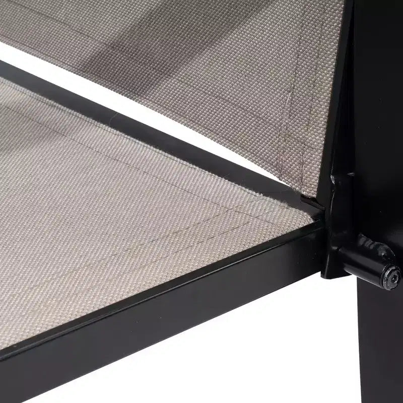 Crestlive Products - Lot de 2 tabourets de bar pivotants de 70,6 cm de hauteur de comptoir, cadre en aluminium avec tissu Sunbrella