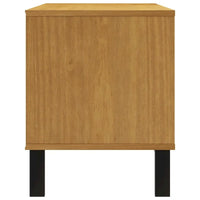 vidaXL Meuble TV FLAM 110x40x50 cm Pin massif - 110 x 40 x 50