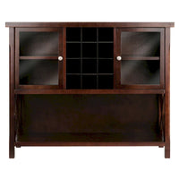 Meuble buffet Xola, cappuccino - 43,8 L x 18 P x 35,9 H