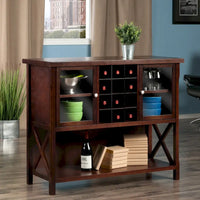 Meuble buffet Xola, cappuccino - 43,8 L x 18 P x 35,9 H
