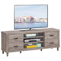 Meuble TV Costway pour téléviseur jusqu'à 65 pouces avec rangement - Voir détails