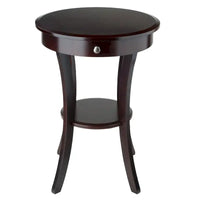 Table d'appoint ronde Sasha, cappuccino - 20L x 20P x 27H