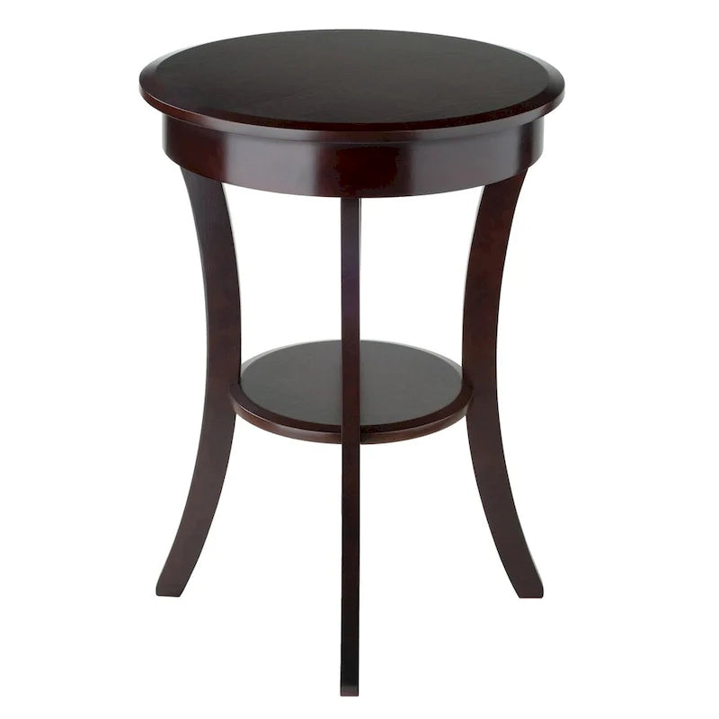 Table d'appoint ronde Sasha, cappuccino - 20L x 20P x 27H