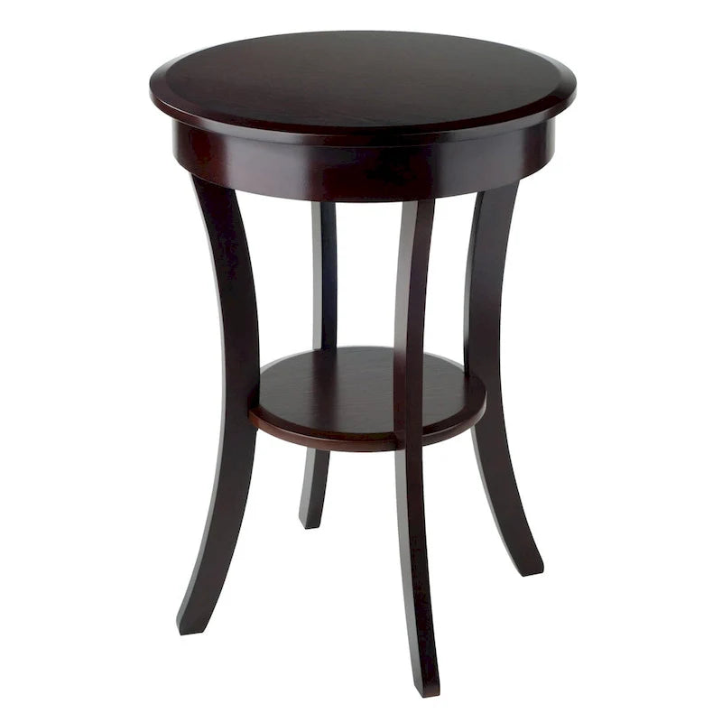 Table d'appoint ronde Sasha, cappuccino - 20L x 20P x 27H