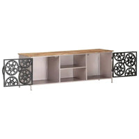 Meuble TV vidaXL 120x30x40 cm Bois de manguier brut