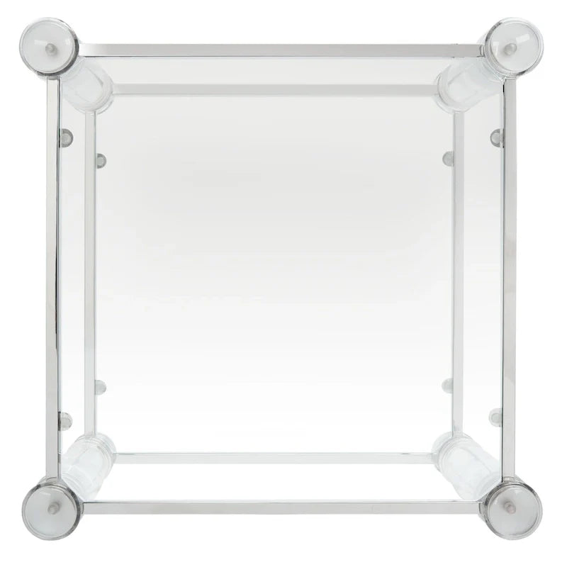 SAFAVIEH Couture Lirie Table d'appoint en acrylique - 20 L x 20 P x 24 H - 20Lx20Px24H