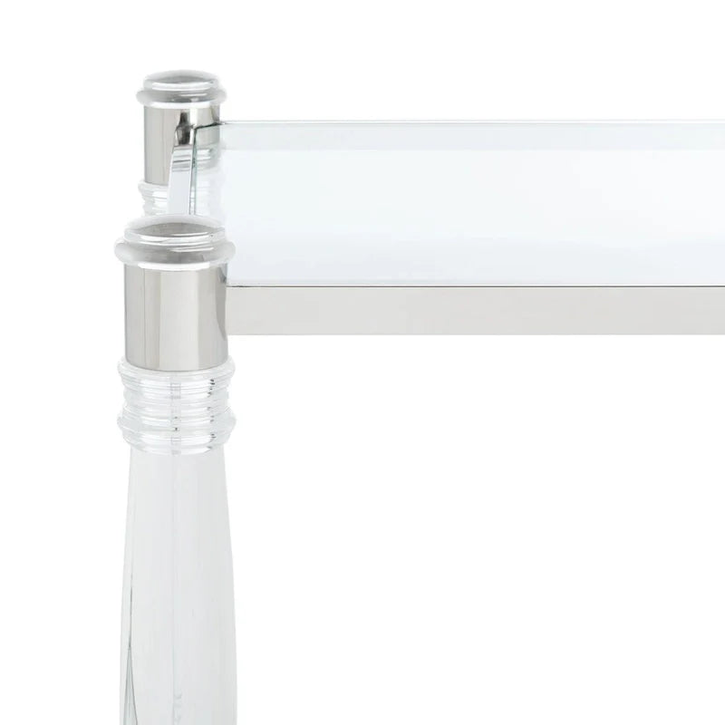 SAFAVIEH Couture Lirie Table d'appoint en acrylique - 20 L x 20 P x 24 H - 20Lx20Px24H