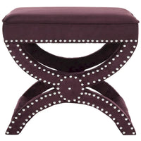 SAFAVIEH Ashanti X-Bench Pouf