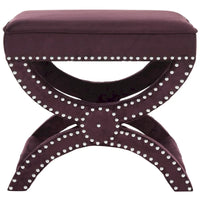 SAFAVIEH Ashanti X-Bench Pouf