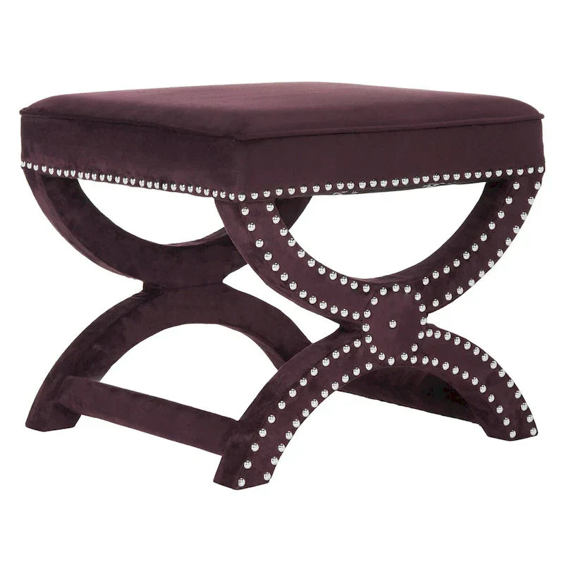 SAFAVIEH Ashanti X-Bench Pouf