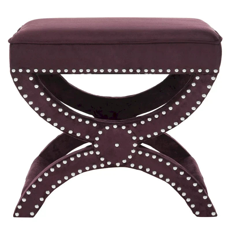 SAFAVIEH Ashanti X-Bench Pouf