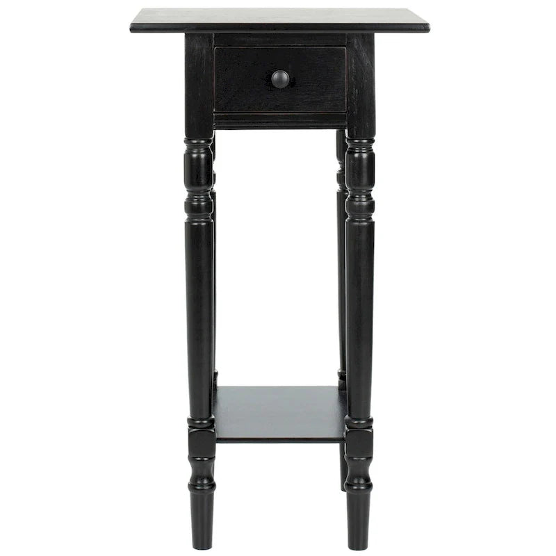 SAFAVIEH Table d'appoint noire Arrie - 17,7 x 13,8 x 31,9 - 18La x 14P x 32H
