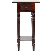 SAFAVIEH Table d'appoint noire Arrie - 17,7 x 13,8 x 31,9 - 18La x 14P x 32H