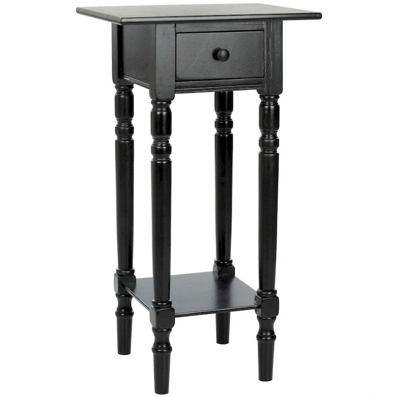 SAFAVIEH Table d'appoint noire Arrie - 17,7 x 13,8 x 31,9 - 18La x 14P x 32H