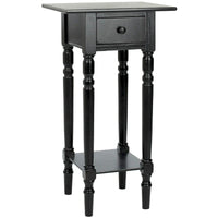 SAFAVIEH Table d'appoint noire Arrie - 17,7 x 13,8 x 31,9 - 18La x 14P x 32H