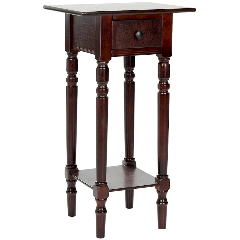 SAFAVIEH Table d'appoint noire Arrie - 17,7 x 13,8 x 31,9 - 18La x 14P x 32H
