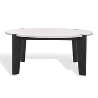 Table basse ronde SAFAVIEH Couture Sarma avec plateau en marbre – 40 po L x 40 po P x 16 po H – 40L x 40P x 16H