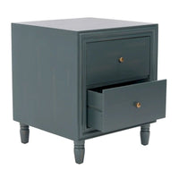 Table de chevet de rangement Dila SAFAVIEH à 2 tiroirs - 22 x 22 x 26 - 22Lx22Px26H