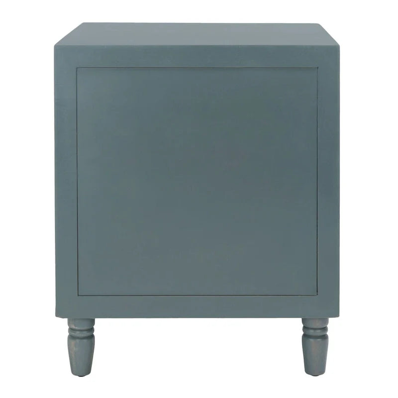 Table de chevet de rangement Dila SAFAVIEH à 2 tiroirs - 22 x 22 x 26 - 22Lx22Px26H