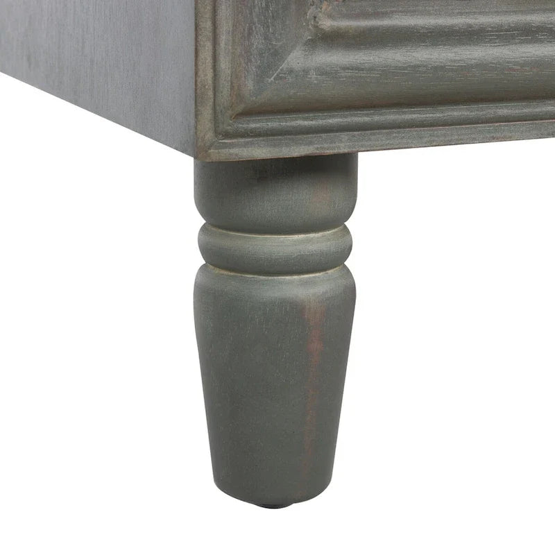Table de chevet de rangement Dila SAFAVIEH à 2 tiroirs - 22 x 22 x 26 - 22Lx22Px26H