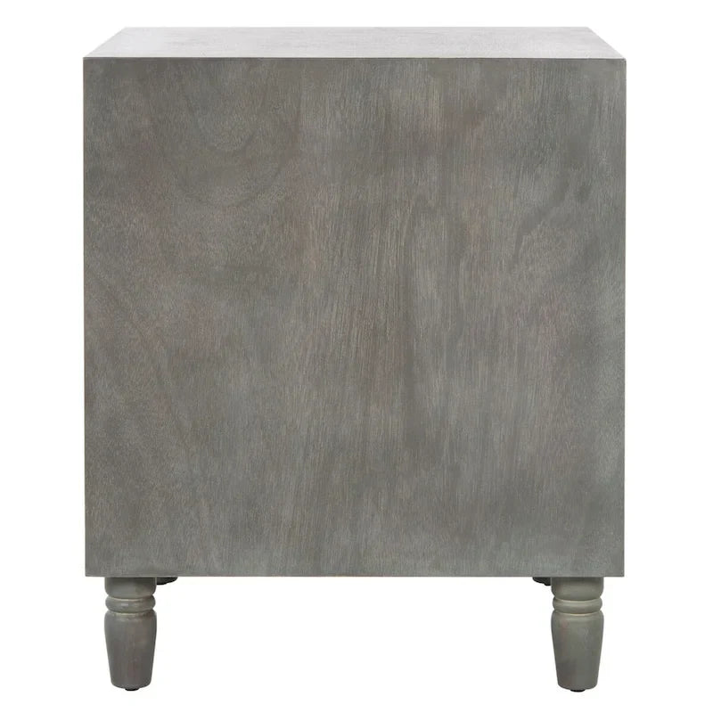 Table de chevet de rangement Dila SAFAVIEH à 2 tiroirs - 22 x 22 x 26 - 22Lx22Px26H