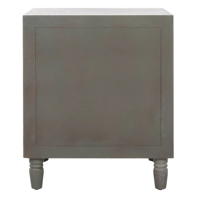 Table de chevet de rangement Dila SAFAVIEH à 2 tiroirs - 22 x 22 x 26 - 22Lx22Px26H